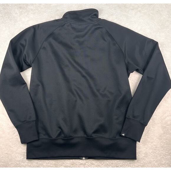 Nike Track Jacket Women’s XL Black Full Zip Mock Neck stretch The Athletic Dept - Picture 2 of 8